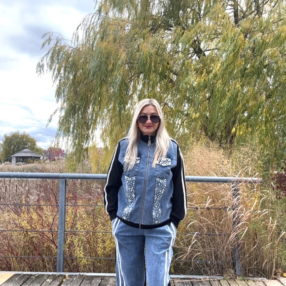 New Jeans set from two pieces for woman NWT - Picture 3 of 17